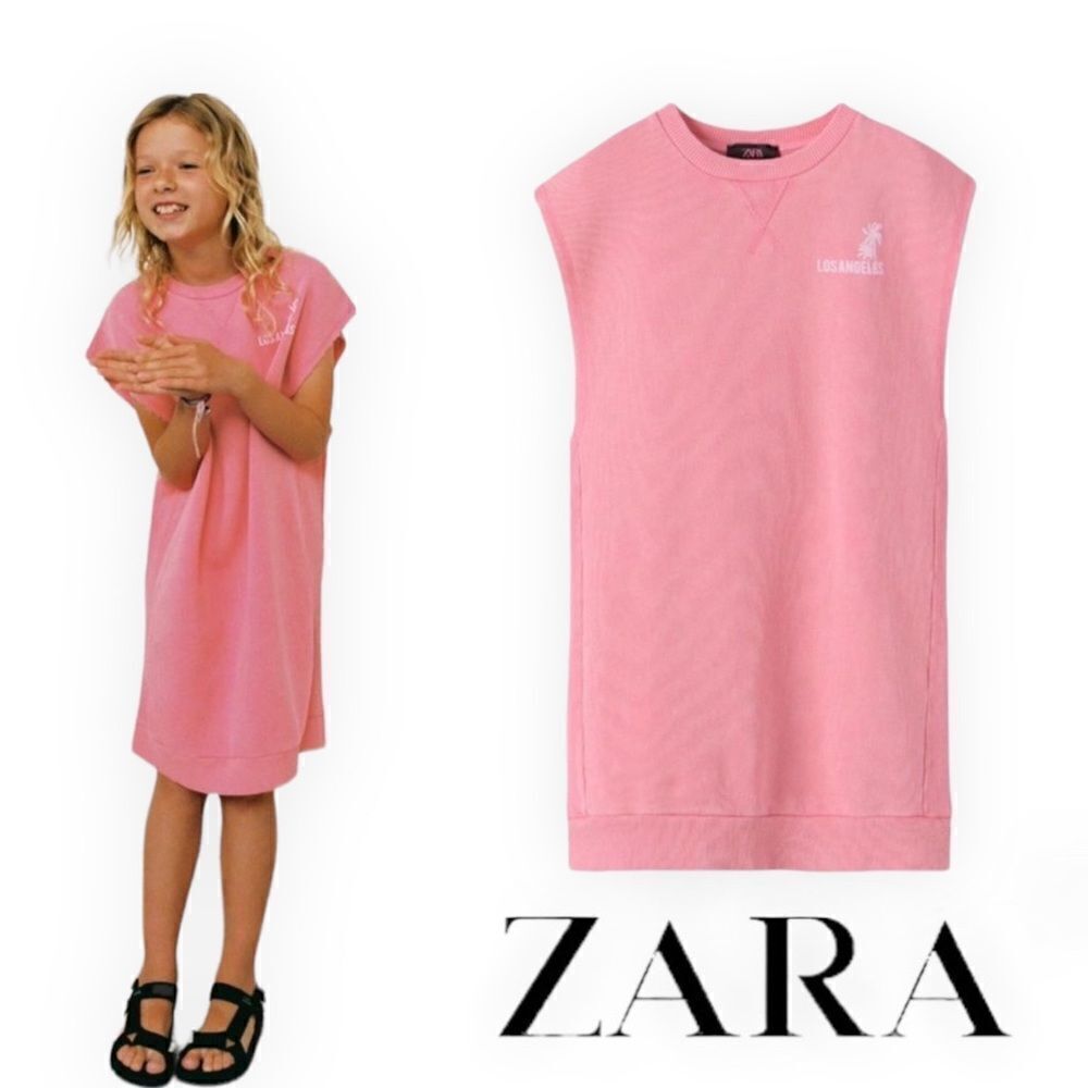 ZARA Kids | Pink | PLUSH SURF DRESS